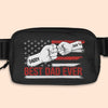 Best Dad Ever - Family Personalized Custom Crossbody & Waist Bag - Father's Day, Gift For Dad, Grandpa