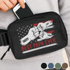 Best Dad Ever - Family Personalized Custom Crossbody & Waist Bag - Father's Day, Gift For Dad, Grandpa