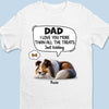 I Love You Almost As Much As I Love Snacks - Dog Personalized Custom Unisex T-shirt, Premium T-shirt, Hoodie - Father's Day, Gift For Dad, Pet Owners, Pet Lovers