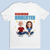 Built By Awesome Daughters - Family Personalized Custom Unisex T-shirt, Premium T-shirt, Hoodie - Father's Day, Gift For Dad, Daughter