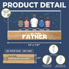 I Am Their Father - Family Personalized Custom Acrylic Letters 3D LED Night Light - Father's Day, Gift For Dad, Grandpa