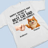 Fist Bumps And Furballs Since Day One - Dog & Cat Personalized Custom Unisex T-shirt, Premium T-shirt, Hoodie - Father's Day, Gift For Dad, Pet Owners, Pet Lovers