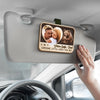 Custom Photo Someone Little Loves You Big - Family Personalized Custom Car Visor Clip - Father's Day, Gift For Dad, Grandpa