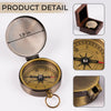 Your Heart, My Home - Family Personalized Custom Compass - Father's Day, Gift For Dad, Mom, Son