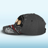 Wearing My World Close To My Heart - Family Personalized Custom Hat, All Over Print Classic Cap - Father's Day, Gift For Dad, Grandpa