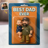 Custom Photo Best Dad Ever - Family Personalized Custom Acrylic Plaque Custom Shape - Father's Day, Gift For Dad, Grandpa