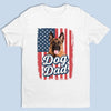 Custom Photo Home Is Wherever My Dog Dad Is - Dog Personalized Custom Unisex T-shirt, Premium T-shirt, Hoodie - Father's Day, Gift For Dad, Pet Owners, Pet Lovers