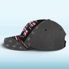 First Dad, Now Grandpa - Family Personalized Custom Hat, All Over Print Classic Cap - Father's Day, Gift For Dad, Grandpa
