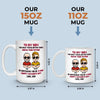 Father Son Team Forever - Family Personalized Custom Mug - Father's Day, Gift For Son