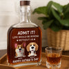 We Make Your Life Paw-some - Dog Personalized Custom Whiskey Bottle - Father's Day, Gift For Dad, Pet Owners, Pet Lovers