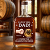 From Your Favorite Furry Troublemaker - Dog Personalized Custom Whiskey Bottle - Father's Day, Gift For Dad, Pet Owners, Pet Lovers