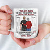 Best Son Best Dad - Family Personalized Custom 3D Inflated Effect Printed Mug - Father's Day, Gift For Son