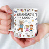 My Favorite Gang Calls Me Grandpa - Family Personalized Custom 3D Inflated Effect Printed Mug - Father's Day, Gift For Dad, Grandpa