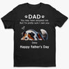 Owned By Paws, Ruled By Love - Dog Personalized Custom Unisex T-shirt, Premium T-shirt, Hoodie - Father's Day, Gift For Pet Owners, Pet Lovers