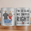 I Promise To Always Be By Your Side - Couple Personalized Custom Metallic Mug - Gift For Husband Wife, Anniversary