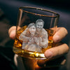 Custom Photo Keep Doing What You Do Best - Couple Personalized Custom Whiskey Glass With Bottom And Side Engraving - Gift For Husband Wife, Anniversary