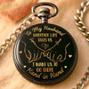 Only You And Me - Couple Personalized Custom Pocket Watch - Gift For Husband Wife, Anniversary