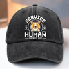 Pawfessional Human Handler - Dog Personalized Custom Vintage Washed Denim Baseball Cap - Gift For Pet Owners, Pet Lovers