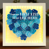 Wrapped In Your Love - Couple Personalized Custom Flower Shadow Box With LED - Gift For Husband Wife, Anniversary