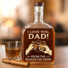 Cheers To The Chaos I Bring - Dog & Cat Whiskey Bottle - Gift For Pet Owners, Pet Lovers