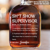 Chief Chaos Coordinator - Coworker Personalized Custom Whiskey Bottle - Gift For Coworkers, Work Friends, Colleagues