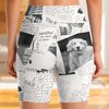 Custom Photo Fetch Vibes Only - Dog & Cat Personalized Custom Biker Leggings - Gifts For Pet Owners, Pet Lovers