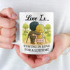 Mug - Personalized Anniversary Wedding Gifts For Husband And Wife, Him And Her - Growing Old Together, Couple Birthday Gifts for Him And Her