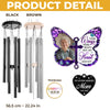 Custom Photo Wind Chime With Acrylic Charms - Personalized Memorial Sympathy Gifts For Loss Of Mom, Dad - I'm Always With You, Sympathy Gifts For Loss Of Loved One