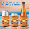 Custom Leather Can Cooler - Personalized Anniversary Wedding Gifts For Husband And Wife, Him And Her - Drinking Buddies For Life
