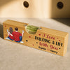 Custom Wooden Bottle Opener With Built-in Spirit Level - Personalized Anniversary Wedding Gifts For Husband And Wife, Him And Her - Still Falling For You