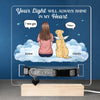 Custom Pet Loss Memorial Light - Personalized Pet Memorial Gifts For Dogs, Cats - Always In My Heart