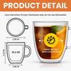 Custom Double Wall Glass Mug - Personalized Best Friend Birthday Gifts For Women - Trouble Makers Club