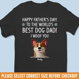 Best Dog Dad In The Galaxy - Dog & Cat Personalized Custom Unisex T-shirt, Premium T-shirt, Hoodie - Father's Day, Gift For Dad, Pet Owners, Pet Lovers
