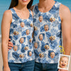 Custom Photo Tanktop - Personalized Summer Vacation And Travel Gifts For Family, Dog Cat Lovers - Vacation Mode
