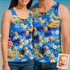 Custom Photo Tanktop - Personalized Summer Vacation And Travel Gifts For Family, Dog Cat Lovers - Wear The Laughs Everywhere