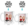 Custom Mug - Personalized Anniversary Wedding Gifts For Husband And Wife, Him And Her - My Happily Ever After