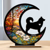 Custom Wood & Acrylic Plaque - Personalized Pet Memorial Sympathy Gifts For Dogs - Paw Prints On My Heart