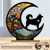 Custom Wood & Acrylic Plaque - Personalized Pet Memorial Sympathy Gifts For Dogs - Paw Prints On My Heart