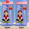 Custom 16oz Plastic Kids Water Bottle - Personalized Back To School Gifts For Kids - Kids Blossom With Every Drink