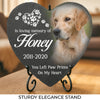 Custom Photo In Loving Memory Of - Memorial Personalized Custom Heart Shaped Memorial Stone - New Arrival, Sympathy Gift For Pet Owners, Pet Lovers - AMZ
