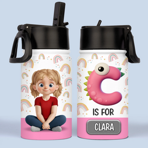Custom Kid Water Bottle - Personalized Back To School Gifts For Kids - Stay Hydrated, Little Star