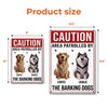Custom Home Decor Metal Sign - Personalized Birthday Gifts For Dog Lovers, Dog Dad And Mom - Woof Patrol On Duty