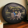 Custom Printed Rock - Personalized Anniversary Wedding Gifts For Husband And Wife, Him And Her - Through It All, We Got This