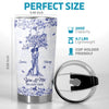 Custom Tumbler - Personalized Anniversary Wedding Gifts For Husband And Wife, Him And Her - Hand In Hand We Thrive