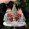 Custom Acrylic Ornament - Personalized Anniversary Christmas Wedding Gifts For Husband And Wife, Him And Her - Forever My Christmas Date