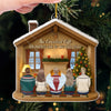 Custom Acrylic Ornament - Personalized Christmas Birthday Gifts For Brother, Sister - Side By Side Since Day One
