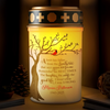 Custom Solar Stake Lights - Personalized Memorial Sympathy Gifts For Loss Of Mom, Dad - Love’s Light Never Fades