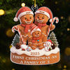 Custom Acrylic Ornament - Personalized Christmas Birthday Gifts For Mom, Dad, Kids - Sweetest Christmas Ever