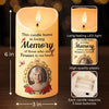 Custom Photo LED Candle - Personalized Christmas Memorial Sympathy Gifts For Loss Of Mom, Dad - Your Memory, My Endless Love
