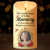 Custom Photo LED Candle - Personalized Christmas Memorial Sympathy Gifts For Loss Of Mom, Dad - Your Memory, My Endless Love